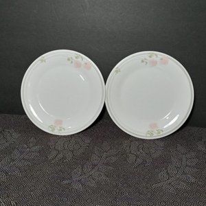2 SALAD - DESSERT PLATE by Royal Doulton - ROSE